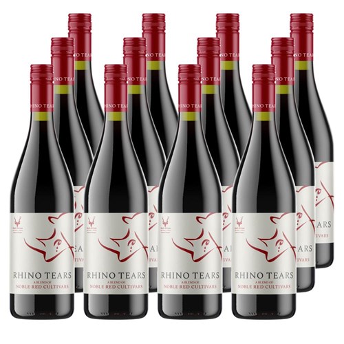 Case of 12 Rhino Tears Noble Red Cultivars 75cl Red Wine